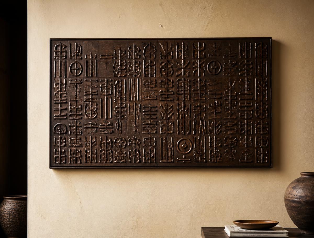 Nsibidi Wall Panel