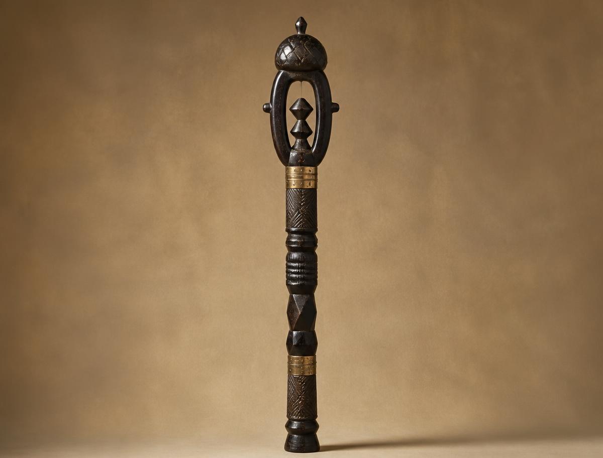 Ngbe Ceremonial Staff