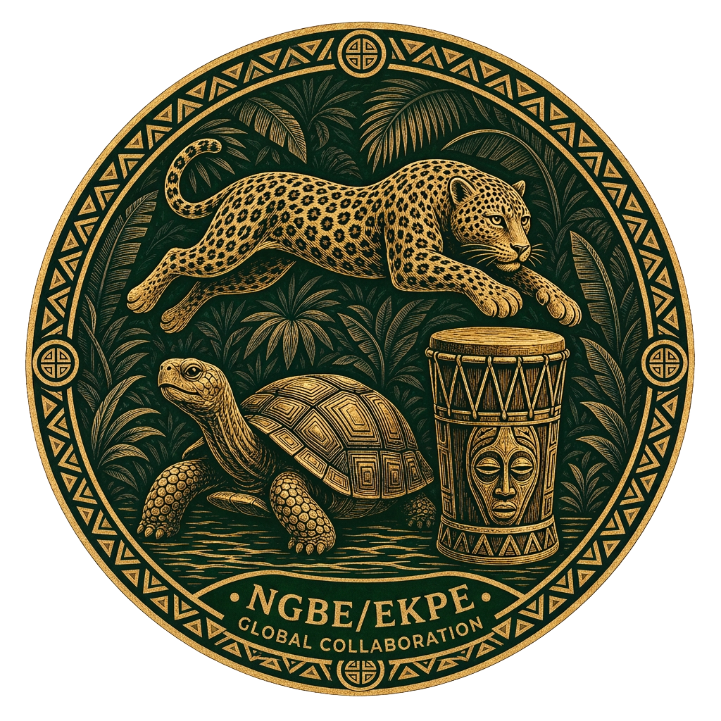 Ngbe/Ekpe Global Collaboration emblem